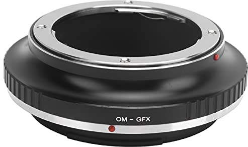 Mtlavishness OM Mount Adapter für Fuji GFX , 8×8×5 Manueller Objektivadapter aus Aluminiumlegierung, Präzise Passform für GFX 50S 50R 100S 100, GFX Filmobjektiv Adapterhalterung für Stabilität und Po