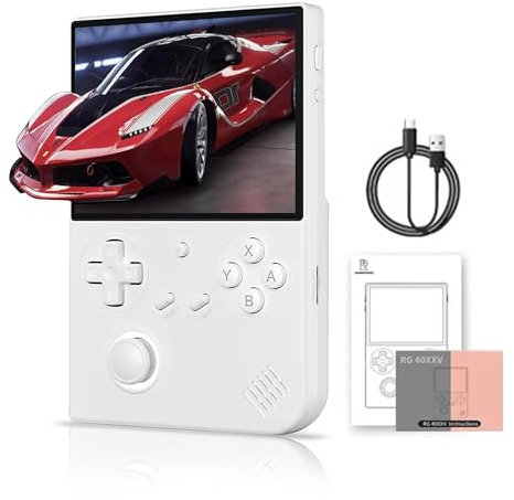 XIXIMENG RG40XX V - Consola de juegos portátil retro de 4 pulgadas, pantalla IPS, consola de bolsillo de video de 64 g, tarjeta TF con 5000 juegos, compatible con salida de TV HDMI, 5G, WiFi,