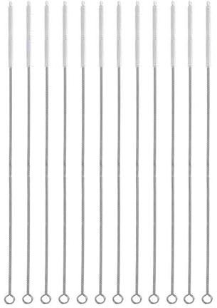 TMTGTS Reinigungsbürst 200 * 4mm 12 StückReagenzgläser Bürste Milchschlauchbürste Schlauchbürste Reinigungsbürsten Strohhalmbürsten Strohbürsten reagenzglasbürste Flaschenbürste trinkhalmbürste