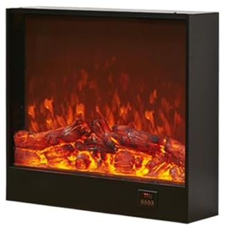 Chimenea decorativa Chimenea eléctrica empotrada Hogar Estilo europeo Sala de estar Leña Simulación electrónica Llama(800x170x660mm)