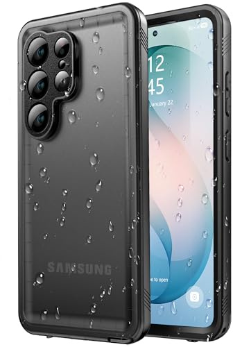 SPORTLINK Cover per Samsung Galaxy S26 Ultra Impermeabile Antiurto, Nero | 360 Gradi Full Body Armor Militare Protettiva Custodia Antipolvere Subacquea IP68 con Fotocamera/Schermo Doppia Protezione