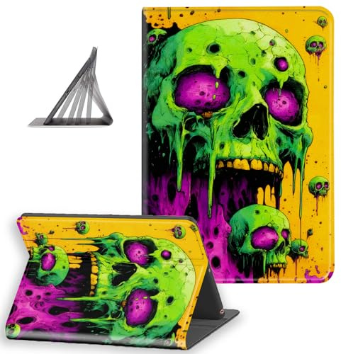 DISUOFEART for Kindle Paperwhite 10th Generation(2019 Release) Case, Slim Lightweight Stand Cover with Auto Sleep/Wake, Dripping Skulls