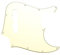Jazz Bass Pickguards Weiß