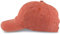fashionchimp Baseballcap im Vintage Used-Look aus 100% Baumwolle, Unisex Jeans Denim Cap (Orange)