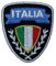 Applicazione Termoadesiva Ricamo Scudetto Italia Patch Marbet 35x40 Mm