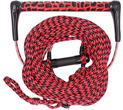 OBCURSCO 75FT Wakeboard Rope with EVA Handle, Water Ski Lines, Kneeboard