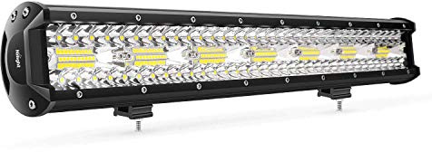 Nilight LED Light Bar 20Inch 420W Flood Spot Combo Triple Row Driving Lamp Roof Bumper Off Road LED Work Lights Pods for Van Camper Wagon Car Pickup Golf Cart ATV UTV SUV Truck Boat 4x4