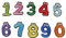SUNMOVE 10 X Numbers Sew On Iron On Patch Badge Bag Clothes Fabric Applique DIY