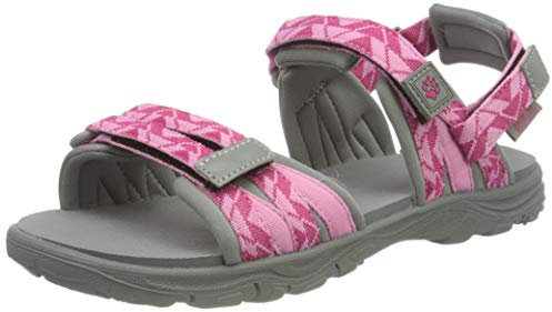 Jack Wolfskin Jungen 2-In-1 Sandaal K Freizeitsandale, Pink Light Grey, 39 EU