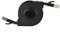 Cat 7-Ethernet-Kabel, einziehbares CAT7 RJ45 Patch-geschirmtes LAN-Netzwerkkabel Flaches Ethernet-Kabel, für Laptop, Computer, Modem, Switch und Router, CAT7 RJ45-Netzwerkkabel