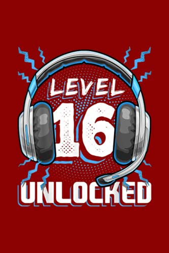 Prayer List Notebook | Level 16 Unlocked Video Game 16th Birthday PC Gaming