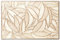 Zeller 27063 Platzset 'Farn', Kunststoff, Gold, ca. 45 x 30 cm