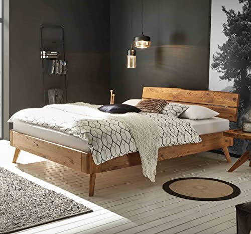 Hasena Oak Puro Designbett Masito 20 Wildeiche Natur 160x200