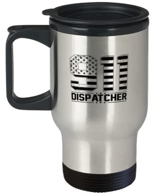 Kaffeebecher / Reisebecher Funny 911 Dispatcher