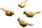 Sport Tent Set of 4 Vintage Drawer Knobs Furniture Knob Door Handle Brass Bird Decorative Drawer Handle for Furniture Kitchen Home Decor Cupboard Gold