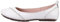 Hush Puppies Women's Janessa Ballet Flat, White, 3 UK