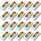 20 Stück Cupcake Macaron Verpackung Box Karton mit großem Sichtfenster ， Keksverpackungen Keksschachtel Geschenkboxen für Backwaren Schmuckverpackungen Vorschlag Geburtstagsfeier Hochzeit Klein