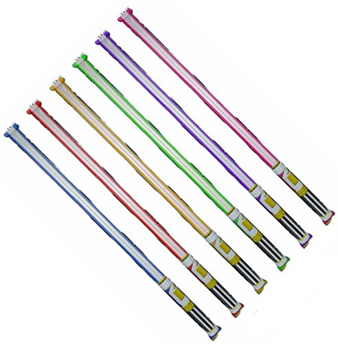 Quickdraw 36 x Inflatable Lightsaber 70cm Self Inflating Light Sabre Sticks Party Balloon Sword Toy for Kids