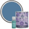 Rust-Oleum Blue Water-Resistant Bathroom Tile Paint in Satin Finish - Blue Silk 750ml