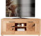 möbelando TV-Wand WZ-0315 aus Kernbuche in Natur geölt mit 2 Türen. Abmessungen (BxHxT) 150x62x46 cm