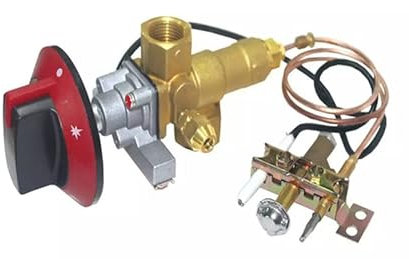 Armaturen Ventile 100000 BTU LPG/NG Gasherd Einlassventil, Zündbrenner und Knopf, ganze Sets