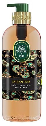 EYUP SABRI TUNCER Natural Olive Oil Liquid Soap INDIAN OUD, 500 ml