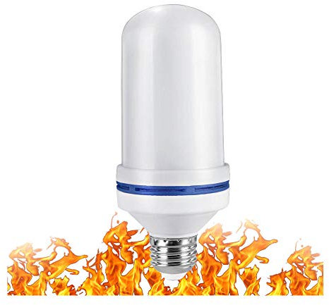 LED-Flammenbirne, Kerzenglühbirnen E27, 5 Watt, flackerndes Feuer, LED-Kerzenbirnen, kreative dekorative Glühbirnen, Emulation, Flammenlicht für Kronleuchter, Lampe, Vintage-Beleuchtung,