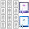 craspire Sternbild, Klare Stempel, Sternzeichen, Muster, Text, Transparente Gummistempel, Silikonsiegel, Stempel, Tagebuch, DIY, Scrapbook, Dekoration, Handgefertigtes Handwerk, Notizbuch