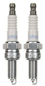 Zündkerzen Set CPR8E 2 Stück – passend für Aprilia SR 50 Ditech, Scarabeo 50, Arctic Cat Alterra/Cat 550/650/1000