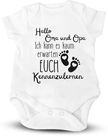 COZYINT® Schwangerschaft verkünden Großeltern [BODY] | Baby Verkündung | ihr werdet Oma und Opa | Verkündung Schwangerschaft | Du wirst Oma Geschenk | Papa | Onkel | Tante | Ankündigung Familie