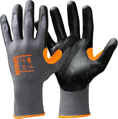 ROSTAING Duranit-One Handschuh für die Handhabung mit Touchscreen, 3 x haltbarer, für Präzisionsarbeiten, Handhabung und Logistik, kompatibel mit Touchscreens