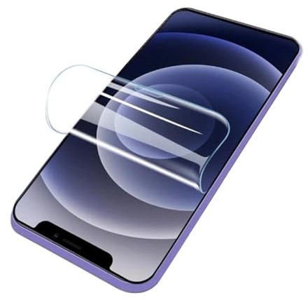 Piniwwe Schutzfolie für iPhone 15 Pro Max, Weich TPU Hydrogel Displayschutzfolie, Transparent, 2 Stück