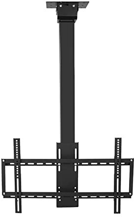 Support TV De Plafond Motorisé, Élévateur Électrique Télescopique avec Télécommande Et Conception De Commande par Interrupteur, Convient Aux Téléviseurs De 32 À 70 Pouces