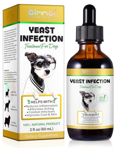 Dog Yeast Infection Treatment,Dog Paw Yeast Infection Treatment For Dogs Dog Allergy Relief Itchy Dog Skin Relief Yeast Infection Dog Ear Treatment 60ml