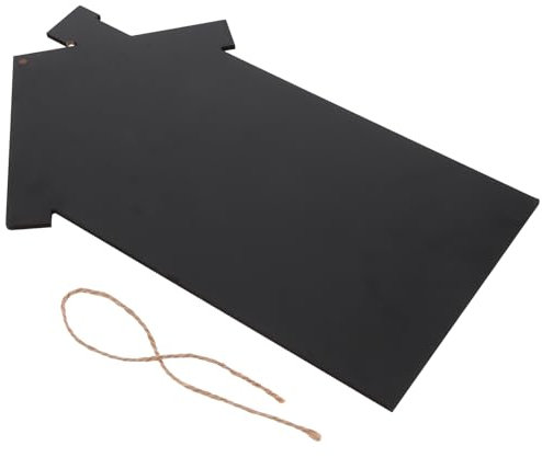 STOBAZA Hängende Kreidetafel Mdf Hausschild Doppelseitige Wandtafel Memoboard Für Zuhause Büro Dekoration
