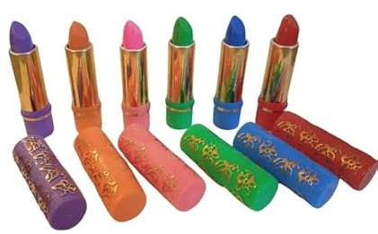 Magischer Lippenstift, hergestellt in Marokko, 6 Stück, feuchtigkeitsspendend, langanhaltend, natürlicher und glänzender Farbton, Temperaturänderung und pH-Wert, nährendes Make-up und Pulpse