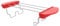 BEBEMOKO Toaster Warming Rack for Grilling and Toasting Iron and Design Space-Saving Bread Slice Holder for Kitchen Use Versatile Griddle Grill Rack