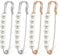4 Stück Brosche Ausschnitt Verkleinern Broschen & Anstecknadeln Brosche Sicherheitsnadel Strass Pullover Clip Broschen Pins Pullover Schal Clips Brosche Kragen Clip Für Damen Hosen Rock Taille