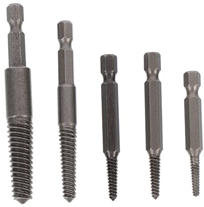 jojofuny 5stücke Schraubenausdreher Zum Entfernen Gebrochener Und Beschädigter Schrauben Bohrern Für Verschiedene Kraftsparendes Werkzeug Für Heimwerker Und