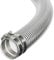19MM ID - 15 METRE Clear PVC Flexible Conduit Outdoor Cable Coil - Underground Burial, External Trunking, Electrical Ducting, Hose Pipe Wire Protection with 2 Clips
