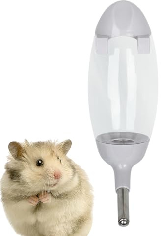 Hundekäfig-Flasche, kein Tropf-Futterspender, 21 x 12 cm Haustier-Wasserspender, auslaufsicheres Halterungsdesign, verschüttetes Trinksystem für Welpen, Kaninchen, Frettchen, Kätzchen, Kistengebrauch