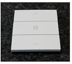 Niko - Interrupteur simple moteur 1 poste 2 modules avec touche triple couleur Original blanc sans plaque Home Control NIKO