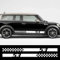 AENQNVK 2-teiliger Auto-Seitentür-Aufkleber, passend für Mini Cooper S JCW R55 R56 R60 R61 F54 F55 F56 F60 Countryman Dekorationszubehör