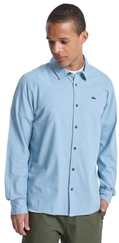 Quiksilver MW Premium Stretch - Langärmliges Hemd - XL - Blau.