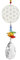 Tierra Zen CR33 Kristall Fantasie zum Aufhängen Blume des Lebens, Feng Shui Regenbogen Sonnenfänger Facettiert Suncatcher