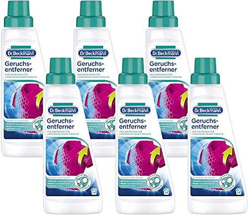 Dr. Beckmann Geruchsentferner | entfernt hartnäckige Gerüche fasertief | aktiviert Frische | mit angenehmen Duft | 6x 500 ml
