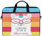 WowPrint Laptop Sleeve, Cute Llama Unicorn Laptop Case Shoulder Strap with Handle Portable Notebook Computer Bag for 13 13.3 14 15 inch