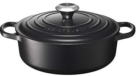 LE CREUSET - Cocotte Red. Evol. 27 Negro Matte 21179240000430