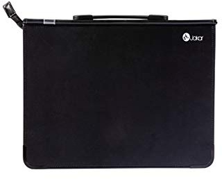 Jakar A4 Black Portfolio Hard Carry Case Reinforced Corners Art Craft