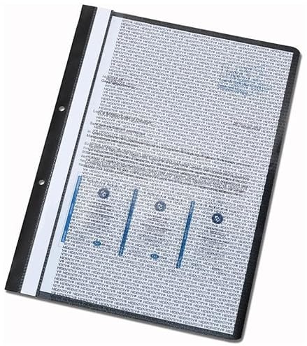 HIDENTITY® Archivhefter kaufmännische Heftung schwarz